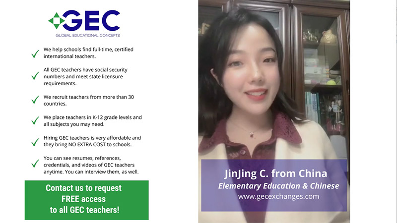 Teacher JinJing from China Mandarin