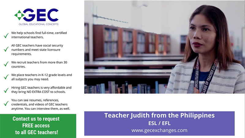 Teacher Judith from Philippines ESL